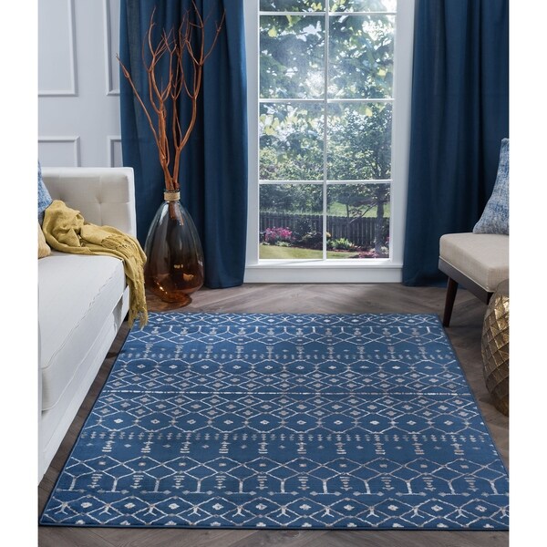 Alise Rugs Carrington Transitional Geometric Area Rug