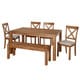 Simple Living 6-Piece Verdon Dining Set with Bench - Thumbnail 8