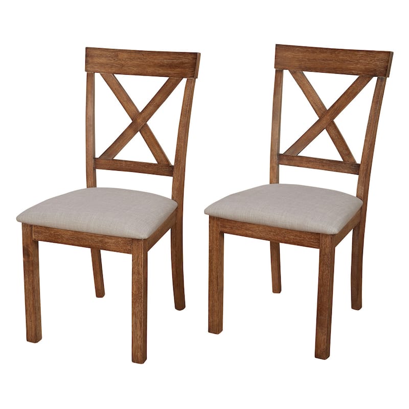 Simple Living Verdon Solid Wood Dining Chair (Set of 2)