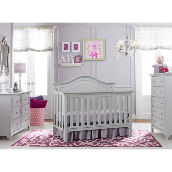 ti amo misty grey dresser Catania 4-in-1 Convertible Crib - Bed Bath & Beyond Wood Veneer