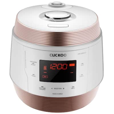 Cuckoo 8 in 1 Multi Pressure cooker. Made in Korea, White, - Ivory