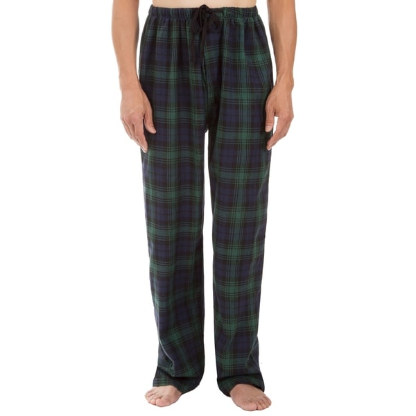 Leisureland Men's Green Plaid Pajama Pants - On Sale - Overstock - 18767941