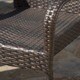 Bullerton Outdoor 6-Piece Rectangle Wicker Wood Dining Set by Christopher Knight Home - Thumbnail 5