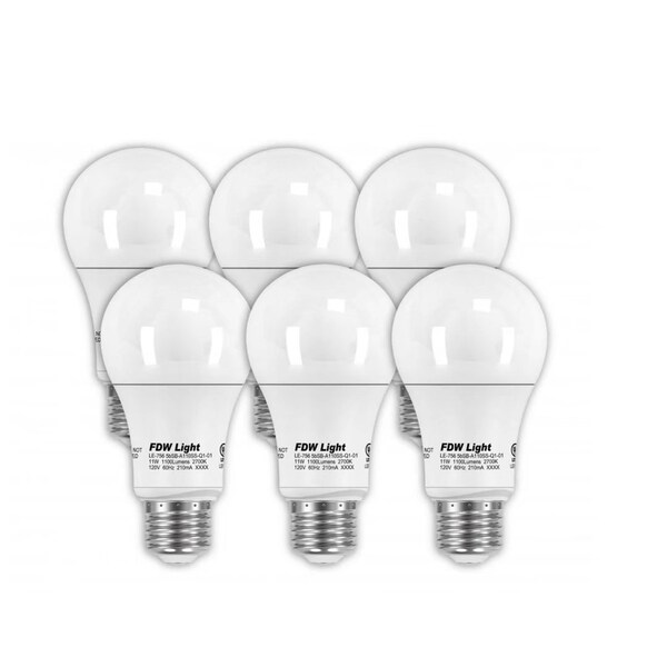 Image result for Watt Equivalent 6-Pack A19 LED Light Bulbs