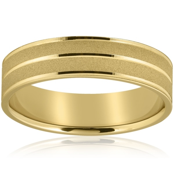 Shop Bliss 10k White Gold 1 10 ct TDW Mens Wedding  Ring  
