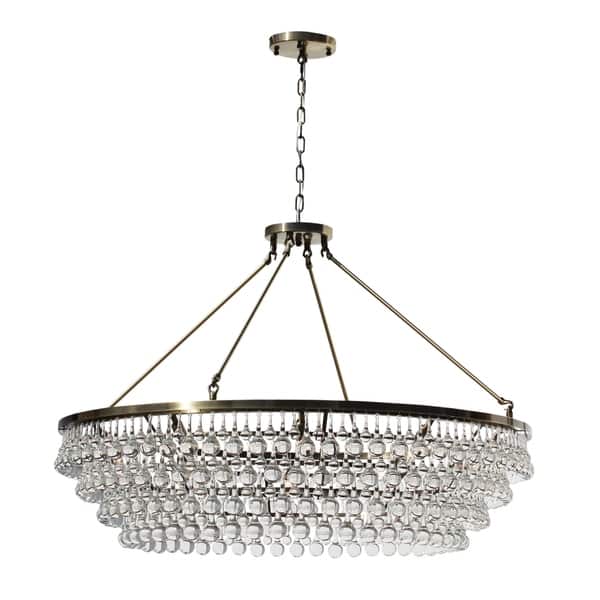 Celeste Extra Large Gl Drop Crystal Chandelier Antique Br N A Celeste Extra Large Gl Drop Crystal Chandelier Antique Br N A