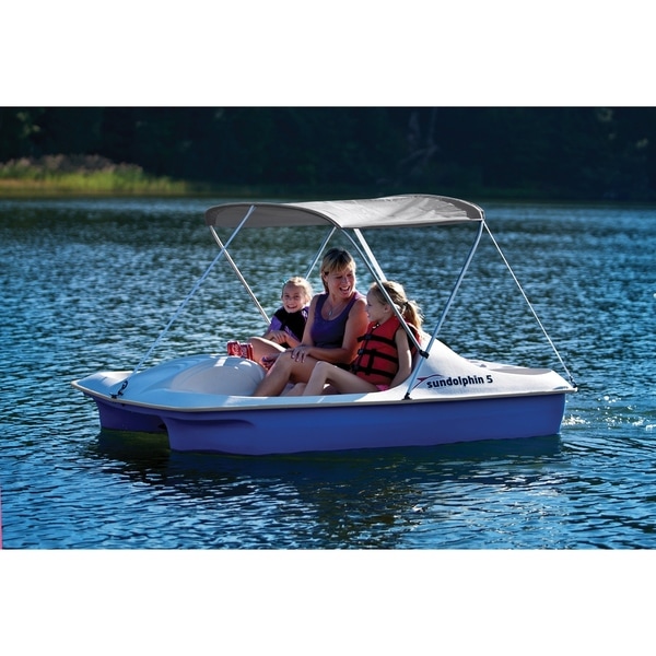 Sun Dolphin Sun Slider Pedal Boat With Canopy Blue ...