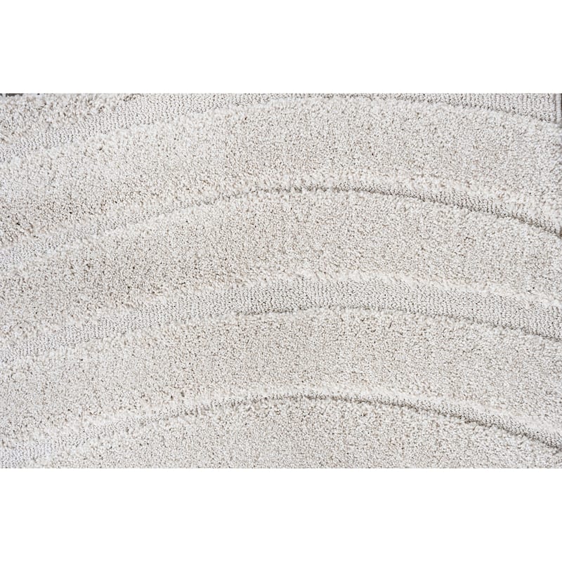 Waverly Shag Industrial Stripe Indoor Area Rug - 6'7 x 6'7