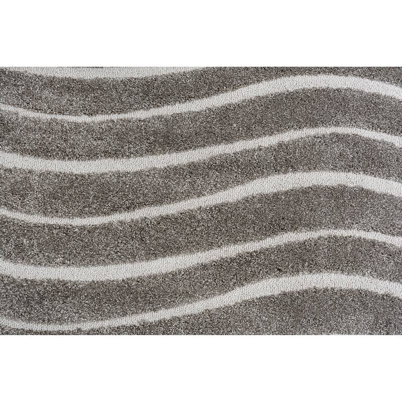 Waverly Shag Industrial Stripe Indoor Area Rug - 6'7 x 6'7
