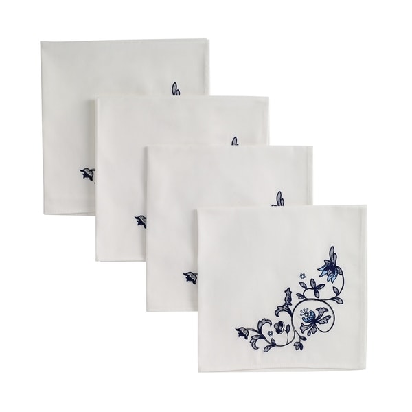 Table Napkins With Pom Pom Design (Set of 4) - 20x20 - On Sale - Bed Bath  & Beyond - 12215430