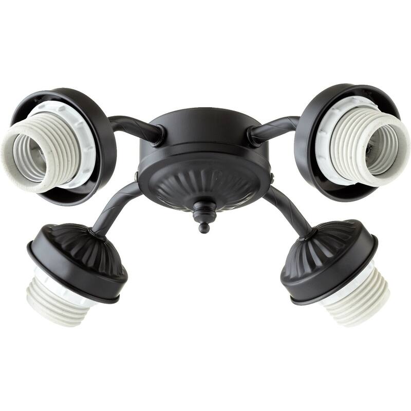 Quorum International Transitional Fan Light Kit - n/a - matte black