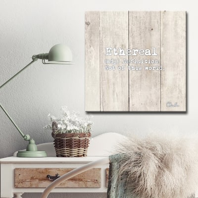 Olivia Rose 'Define Ethereal' Inspirational Textual Canvas Art