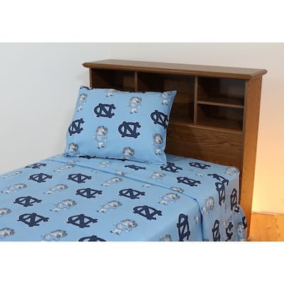 North Carolina Tar Heels 100% Cotton Bed Sheet Set