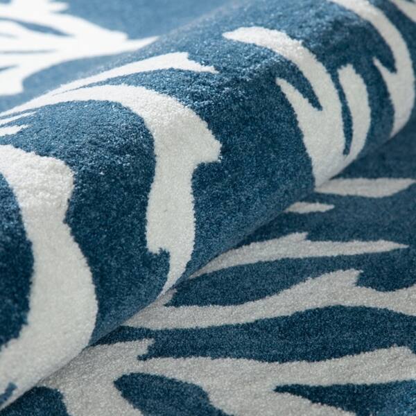 Addison Rugs Beaches Coastal Navy Ivory Coral Pattern Area Rug 8 X 10 8 X10 On Sale Overstock 18797635 Choose from contactless same day delivery, drive up and more.