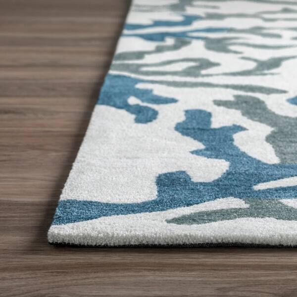 Addison Beaches Coral Reef Navy Ivory Area Rug 9 X 13 9 X13 Overstock 18797649 Inspired by what are often referred to as the rain forests of the sea, the style of our coral reef rug features intricate prints of these natural. usd