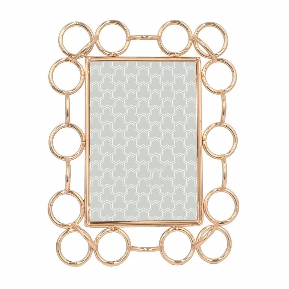 Smart Metal Photo Frame 5 X 7"- Copper- Benzara - copper