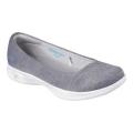 Women's Skechers GO STEP Lite Streak Ballet Flat Gray