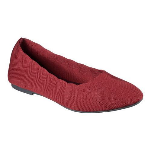 Women's Skechers Cleo Bewitch Ballet Flat Red - Free Shipping On Orders ...