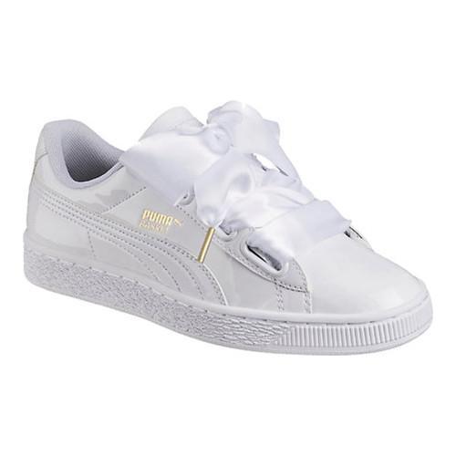 puma basket heart white puma basket heart white