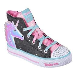 girls skechers high tops