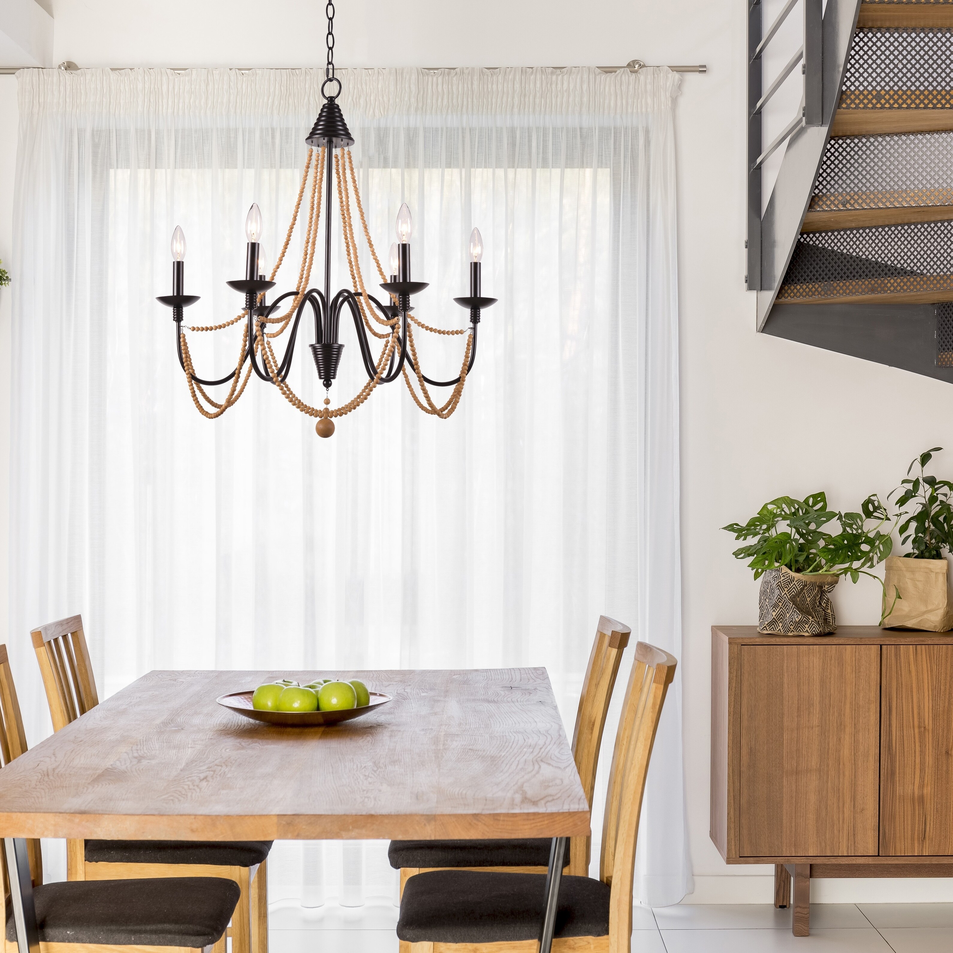Aubrey 26 5 Oil Rubbed Bronze 6 Light Chandelier