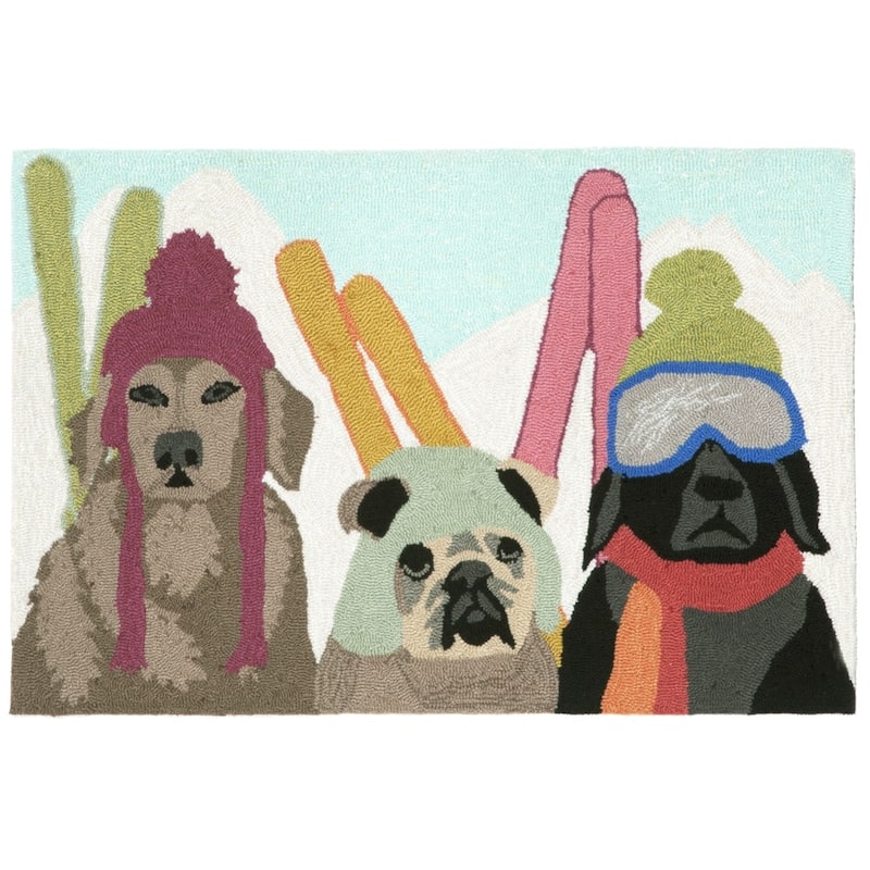 Liora Manne Frontporch Ski Patrol Indoor/Outdoor Mat