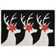 preview thumbnail 1 of 15, Lush Decor Holiday Caribou Outdoor Rug