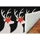 preview thumbnail 4 of 15, Lush Decor Holiday Caribou Outdoor Rug