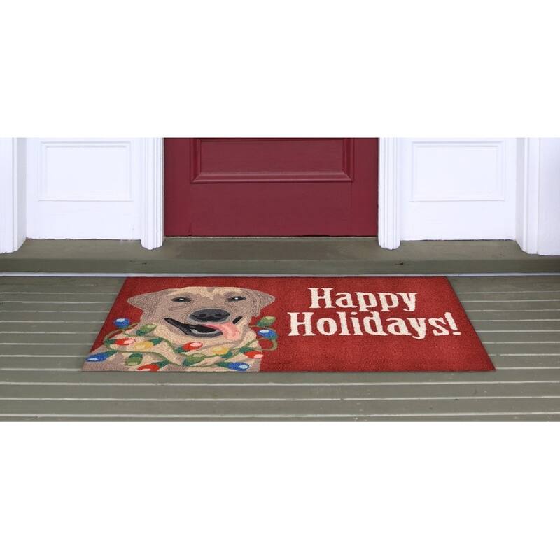 Liora Manne Frontporch Happy Holidays Indoor/Outdoor Mat