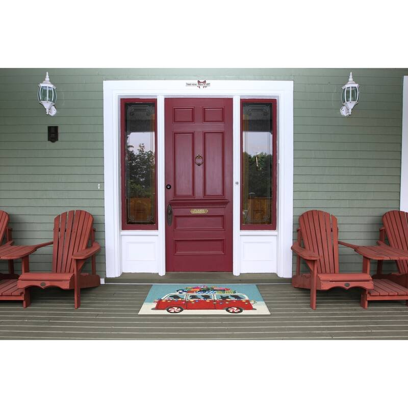 Liora Manne Frontporch Happy Howlidays Indoor/Outdoor Mat