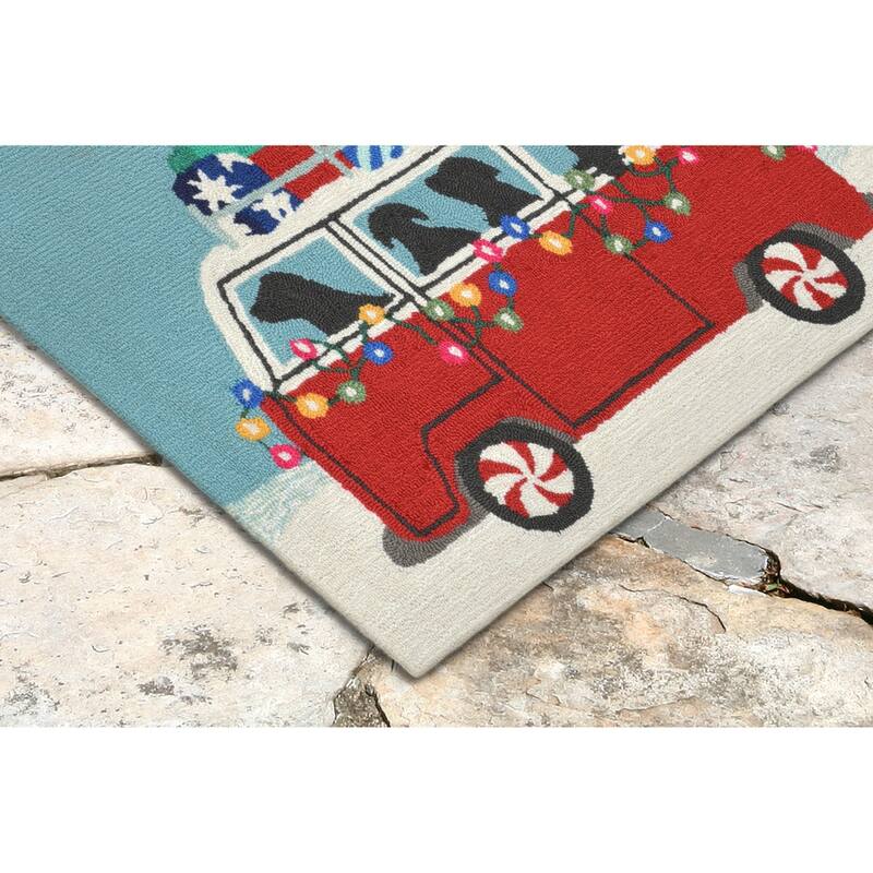 Liora Manne Frontporch Happy Howlidays Indoor/Outdoor Mat