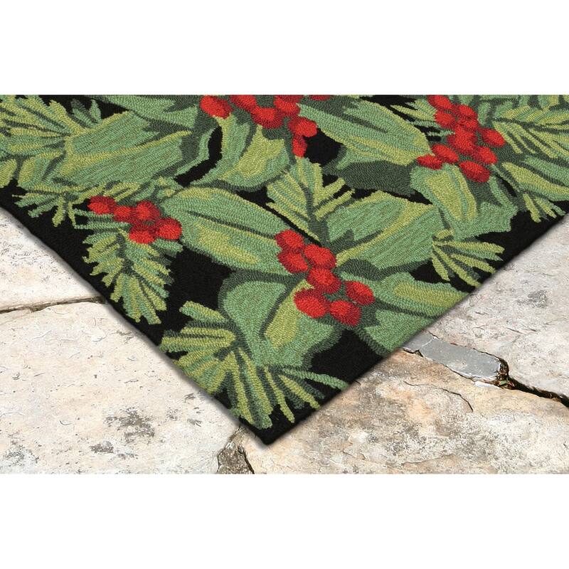 Liora Manne Frontporch Hollyberries Indoor/Outdoor Mat