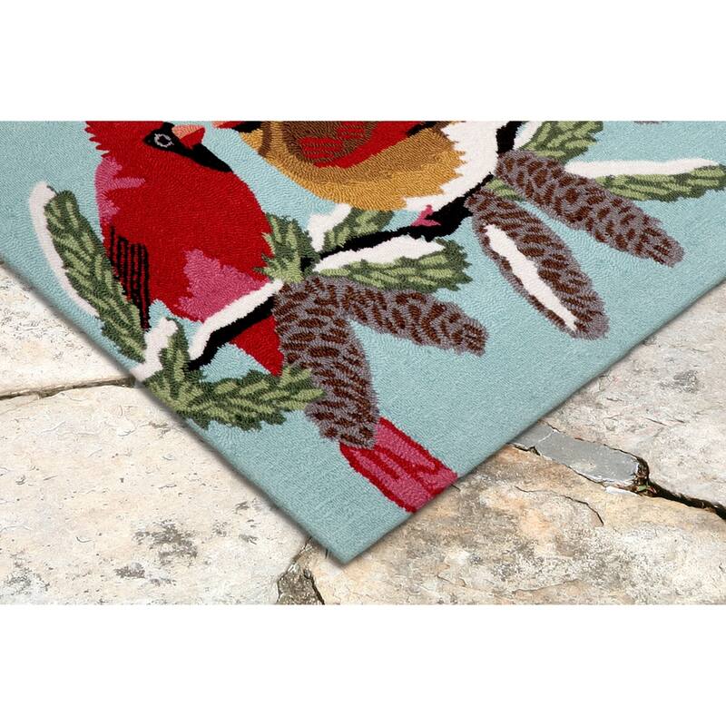Liora Manne Frontporch Cardinals Indoor/Outdoor Mat