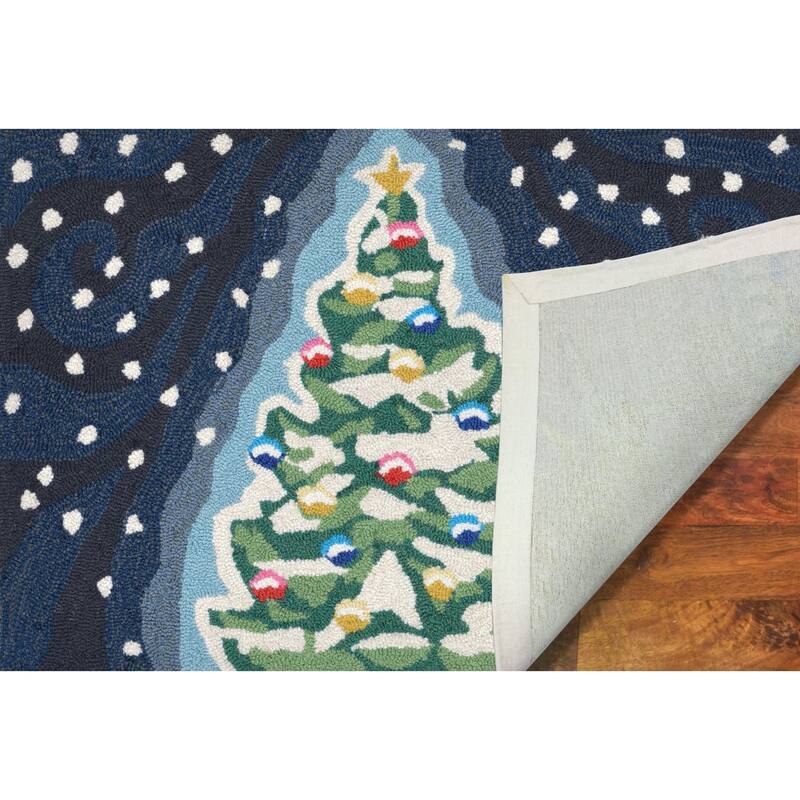 Liora Manne Frontporch Xmas Tree Indoor/Outdoor Mat