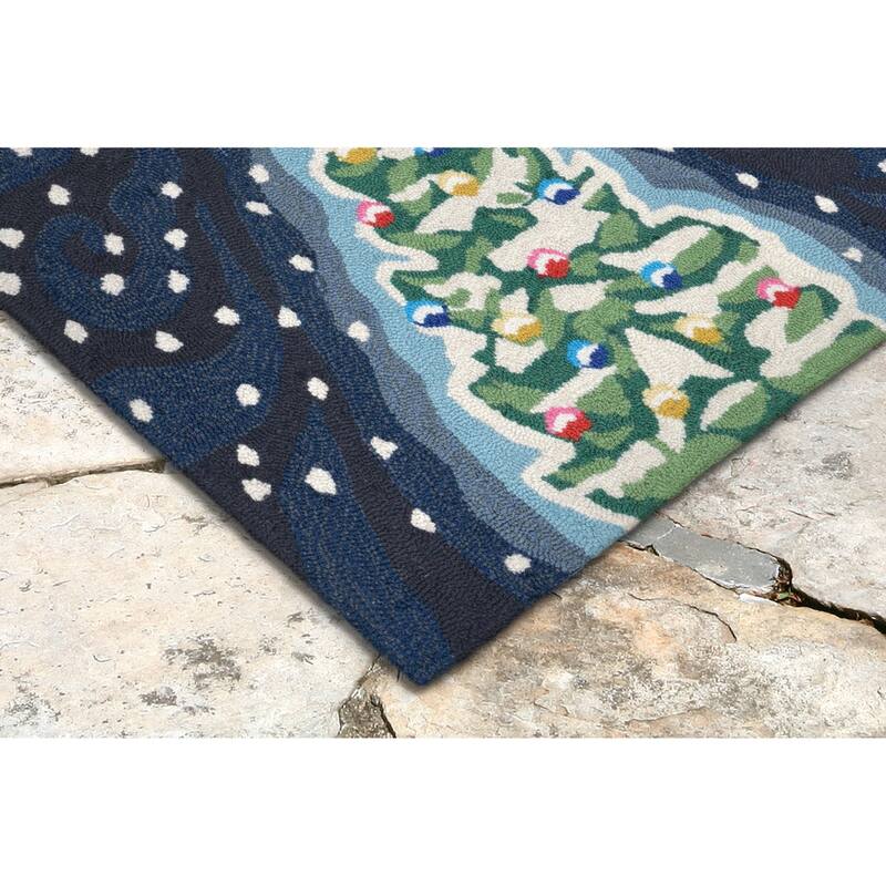 Liora Manne Frontporch Xmas Tree Indoor/Outdoor Mat