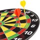 Magnetic Dart Board Set with 16 inch Board, 6 Colorful Darts and Built In Hanging Hook - by Hey! Play! - Yellow/Red - Thumbnail 0