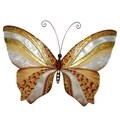 Wall Butterfly With Copper And Pearl