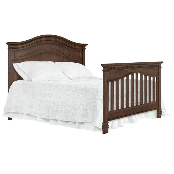 Evolur Cheyenne 5 in 1 Full Panel Convertible Crib, Antique Brown - Bed  Bath & Beyond - 18802020