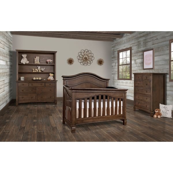 evolur santa fe dresser antique brown Dream On Me Evolur Sant Fe / Cheyenne Nursery Double Dresser  Goldtex