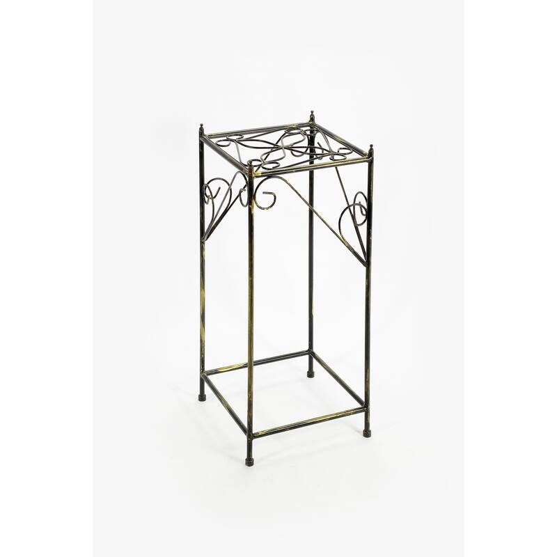 Square Cast Iron Plant Stand Set of 3
