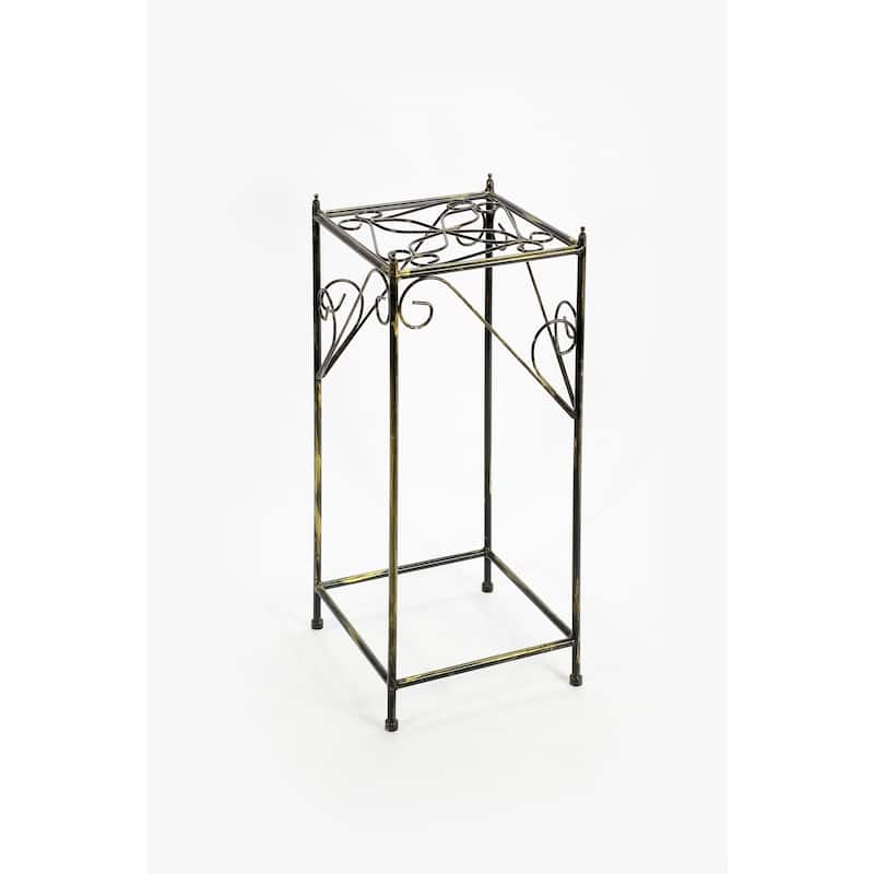 Square Cast Iron Plant Stand Set of 3