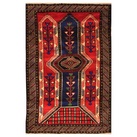 Handmade One-of-a-Kind Balouchi Wool Rug (Afghanistan) - 2'9 x 4'1