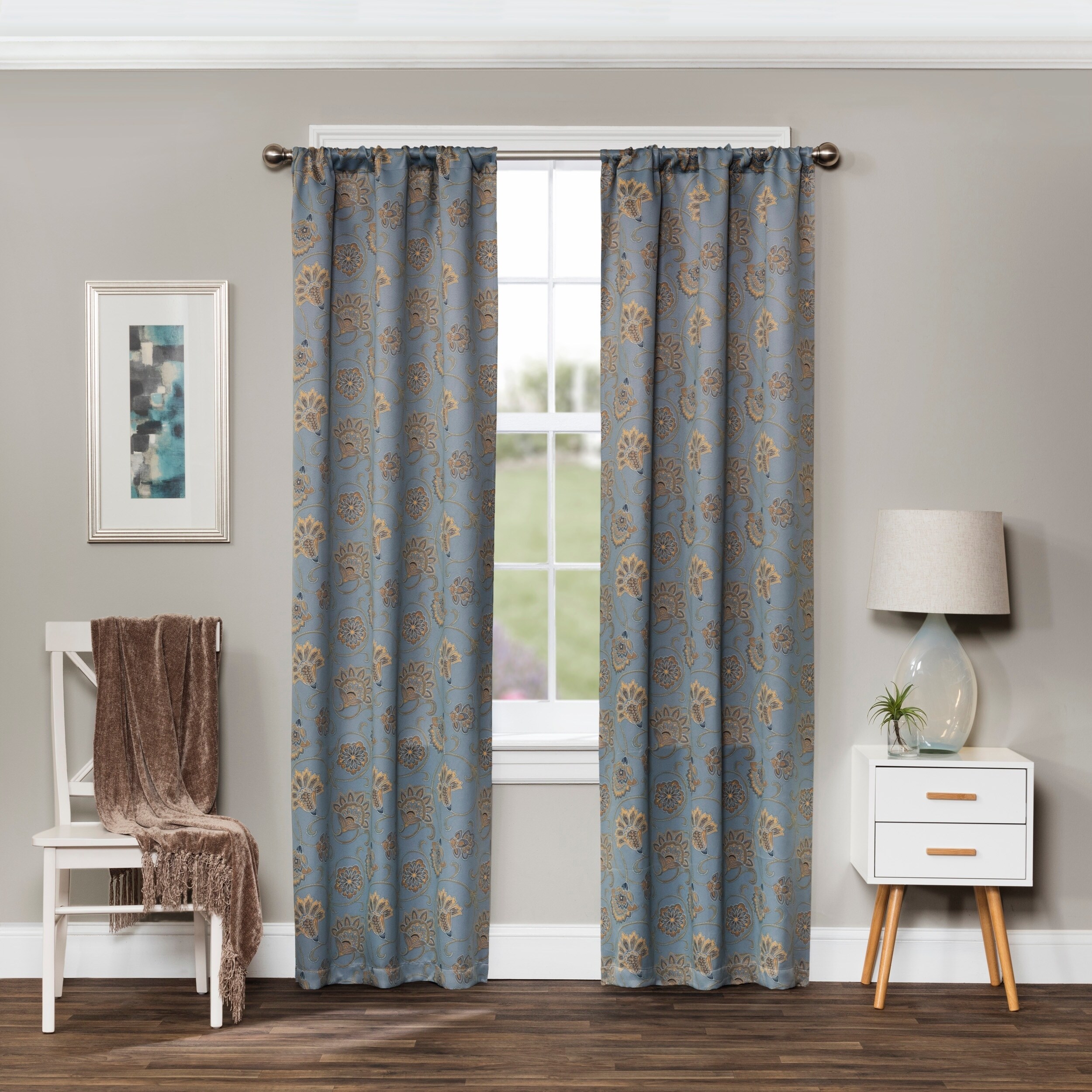 Shop Eclipse Bryton Blackout Window Curtain On Sale Free