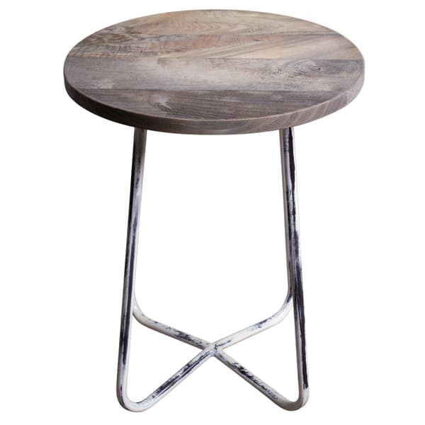 Shop Salt Farmhouse Side Table 25 X 20 X 20 Inches On Sale Overstock 18802762