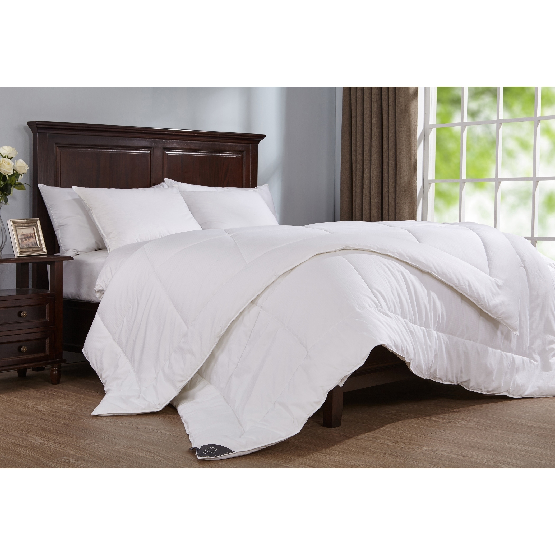 Sleep Philosophy Maximum Warmth Sateen White Down Alternative Thinsulate Comforter - White - King