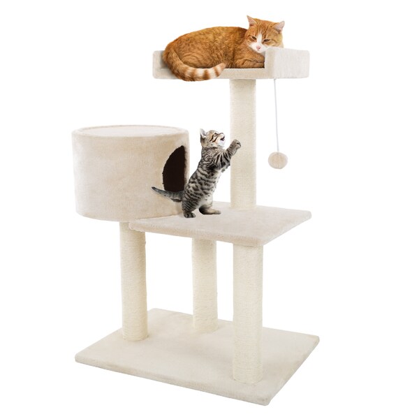 multi level cat scratching post