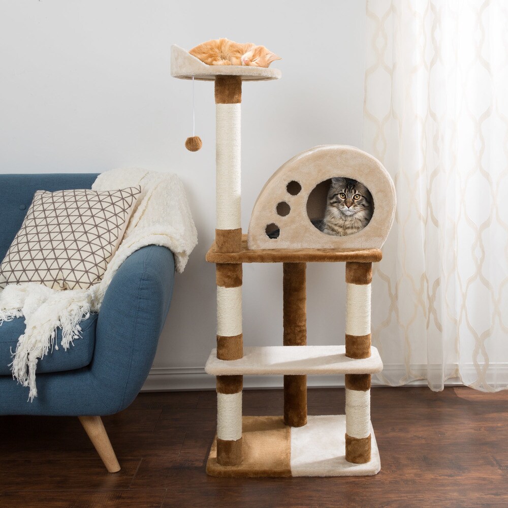 assembled cat trees