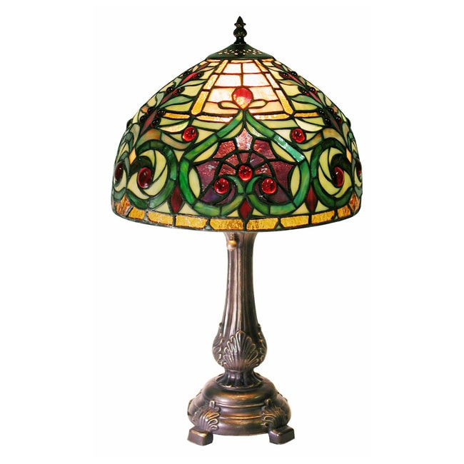 Shop Tiffany-style Decorative Table Lamp - Free Shipping ...