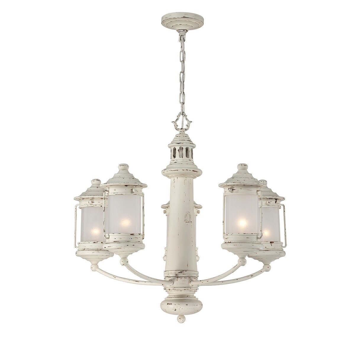 Seahaven Lighthouse Five-Light Chandelier 23.5" high - Chandeliers For Bedrooms by Overstock.com