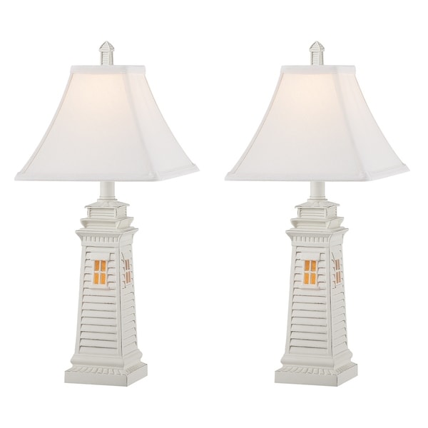 lighthouse table lamp with night light